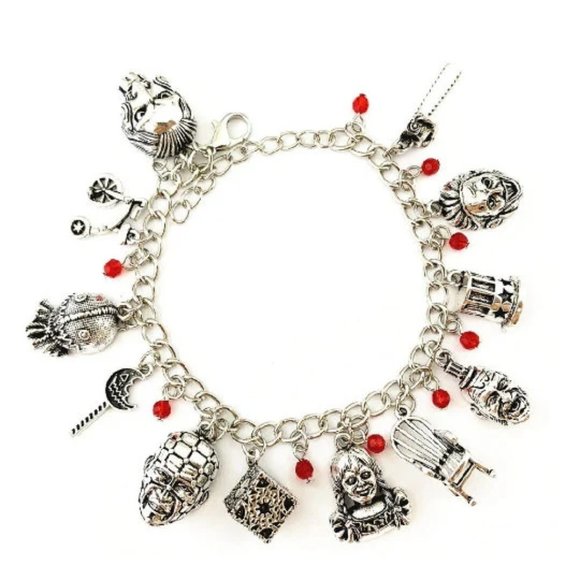 Horror Movie Halloween Charm Bracelet - Picture 1 of 2
